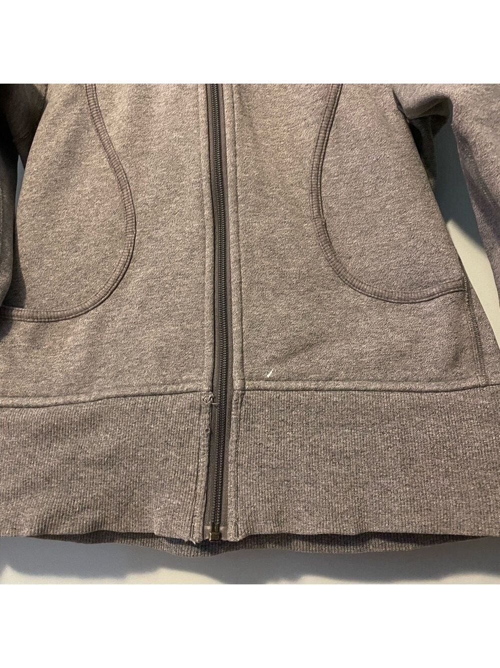 Lululemon Grey Scuba Zip Up Hoodie - Picture 9 of 10